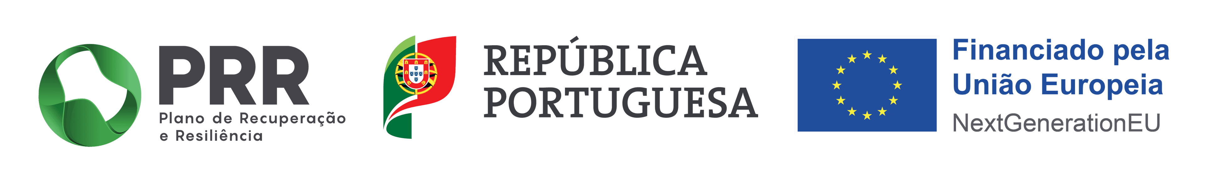 Financiado pela União Europeia — NextGenerationEU. PRR, Plano de Recuperação e Resiliência. República Portuguesa.